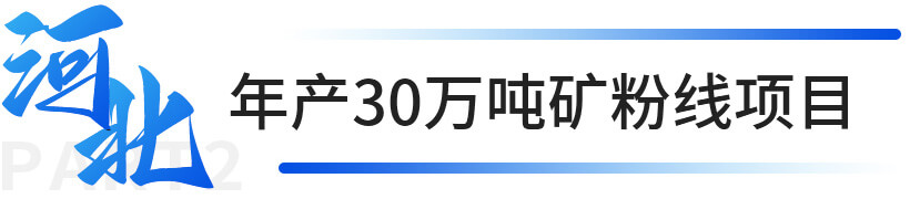 河北年產(chǎn)30萬噸礦粉線項目
